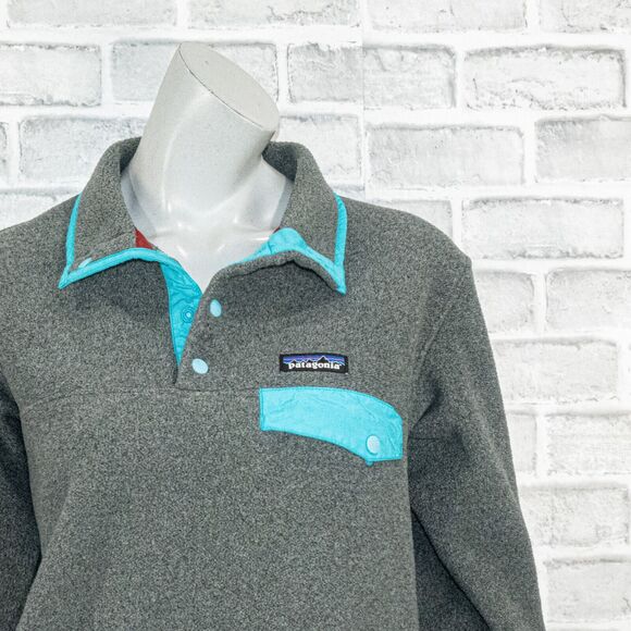 Patagonia Women's Lightweight Synchilla Snap-T Pullover Fleece sweater jacket S - Picture 9 of 9